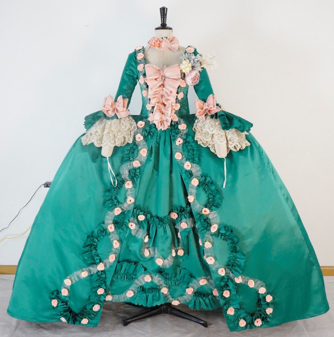 Robe a La Francaise 18th Century Costume Reenactment Marie