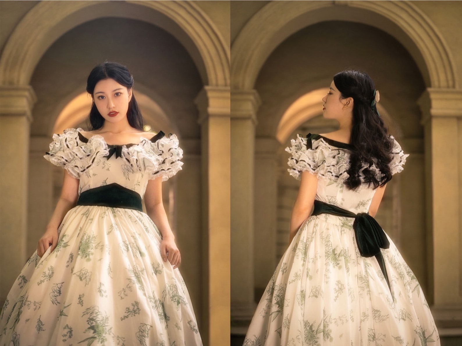 SCARLETT O'HARA Dress Gone With the Wind Civil War Dress - Etsy