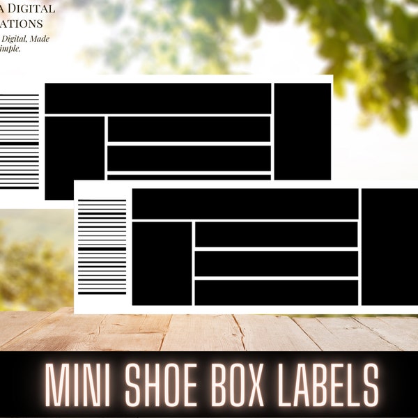 Shoe box label template, Label template for shoe box, Instant Download, PNG Party Favors,Non Editable.