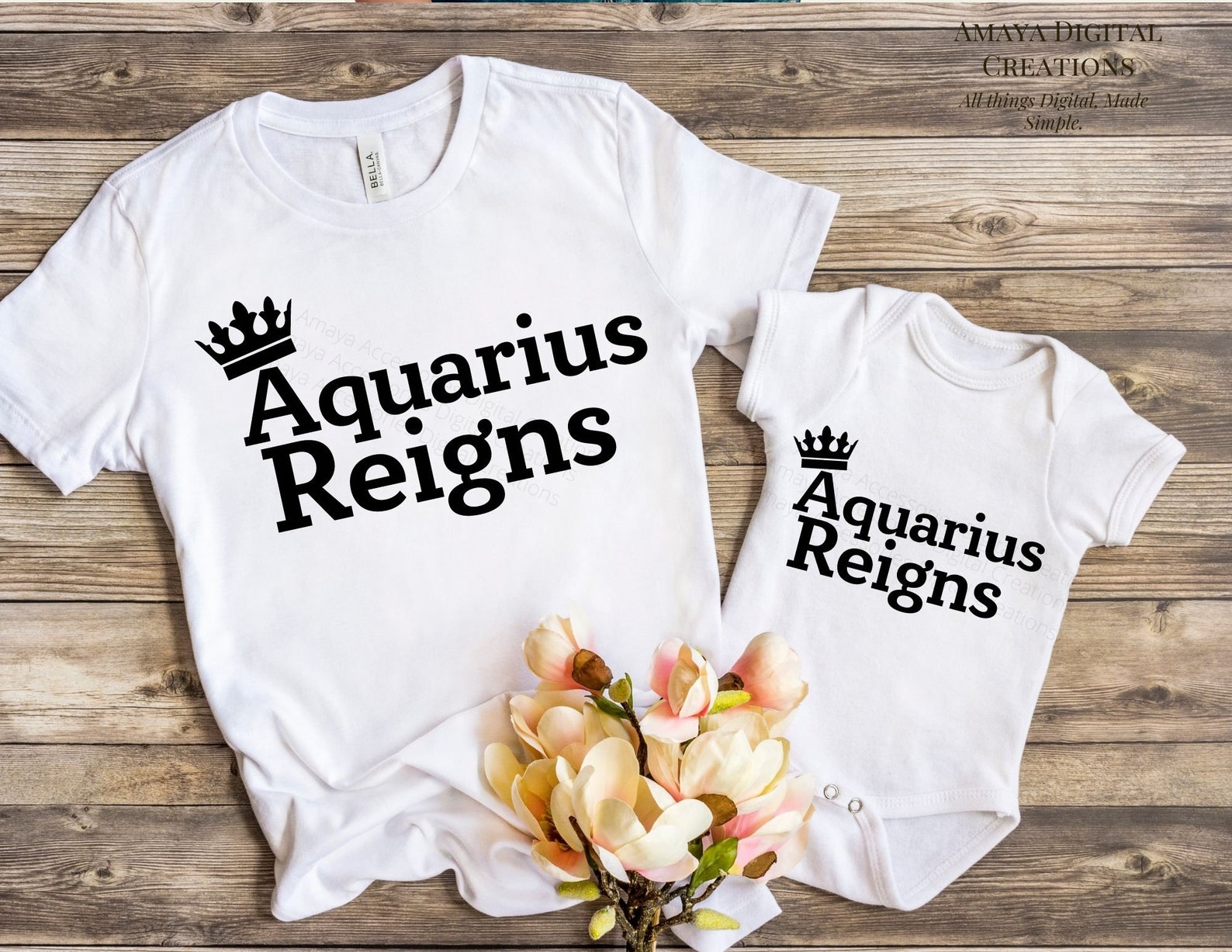 Download Aquarius Reigns SvgBirthday Girl Svg Happy Birthday Svg | Etsy