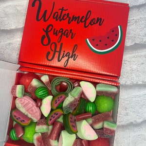 Watermelon Sugar High Harry Styles Song Themed Sweet Box Treat Box For Her Him Special Pick up Treat Birthday Harry Fan Gift Unique Handmade