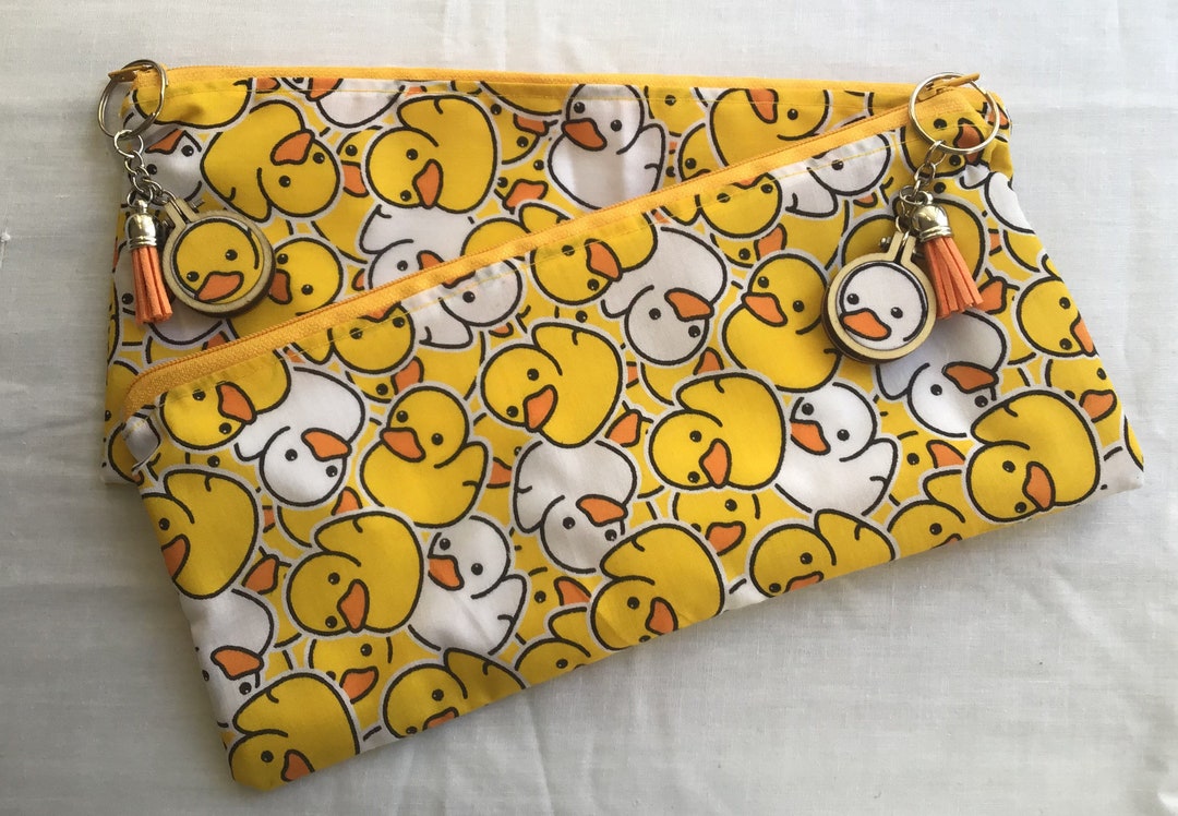 Vibrant Rubber Duck Pencil Case / Makeup Bag Etsy