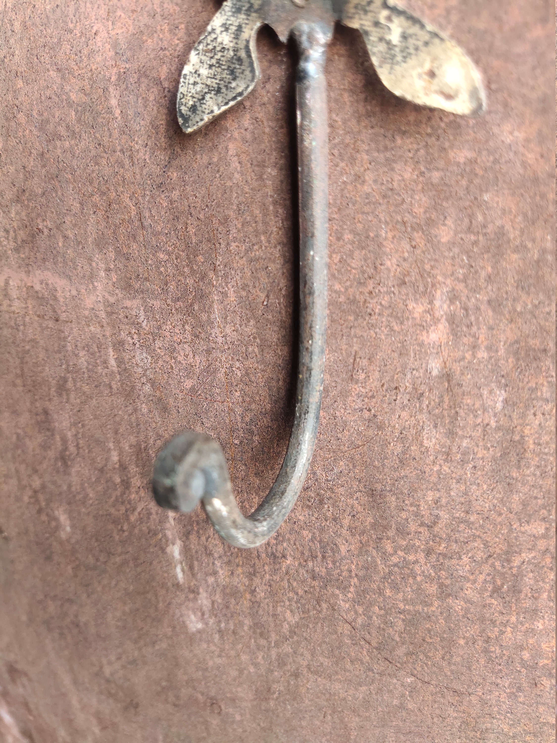 Vintage Cast Iron Hook Antique Etsy