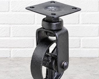 2.5 Inche Swivel Iron Wheel: Vintage Style Trolley Cart Caster