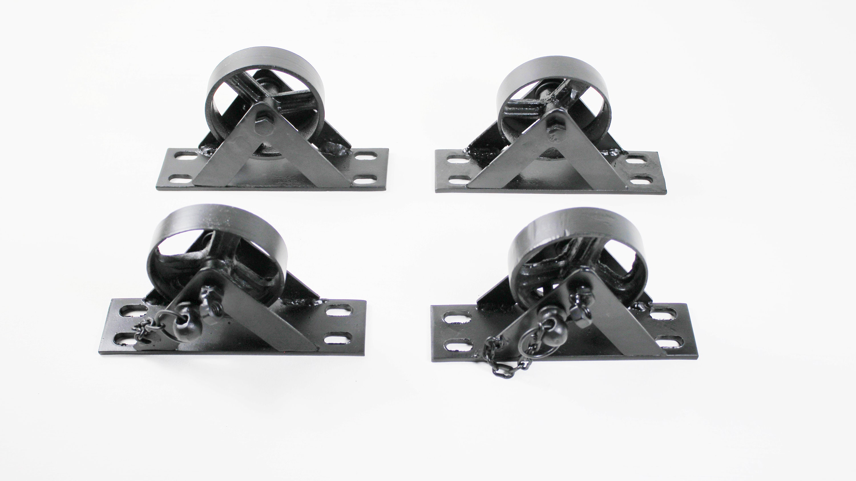 Industrial Coffee Table Wheels 4 Cast Iron Wheels Etsy