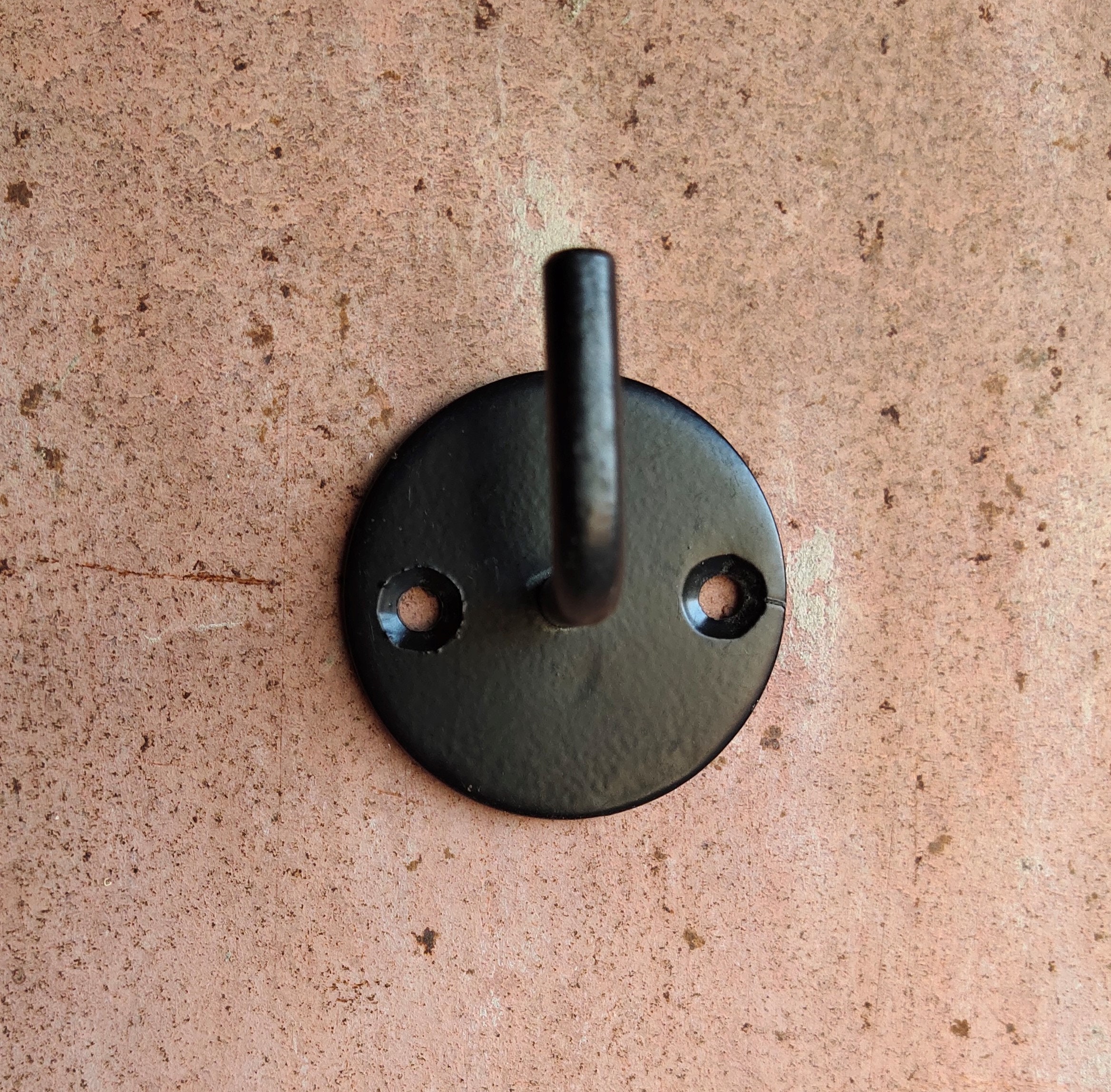 Round Iron Coat Hook Etsy