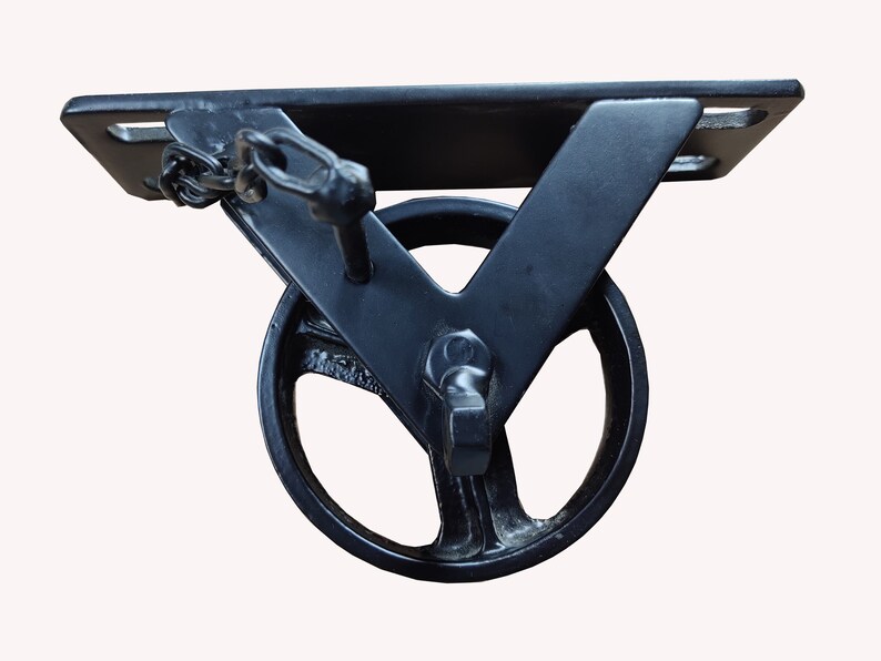 Industrial Coffee Table Wheels 4 Cast Iron Wheels Etsy