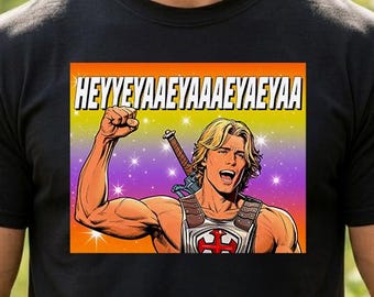 He Man Shirt - Heman Tshirt - Meme Shirt - Adult Humor Shirt- Funny Gay Shirt - Inappropriate TShirt - Cartoon Shirt, Parody Shirt,80s Shirt