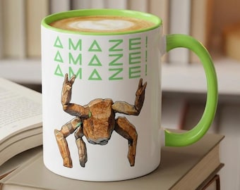 Taza Amaze Amaze Amaze - Taza de café Rocky Alien Hail Mary, regalo de ciencia ficción para él o ella, taza divertida de película de alienígenas, regalo de la película Rocky Hail Mary para niños