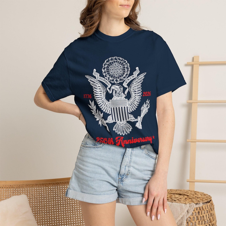 250th Anniversary Tshirt - 1776 2026 Shirt - Retro 4th of July Shirt - Bald Eagle Shirt - American Eagle Shirt - 250th Anniversary USA Shirt image 5