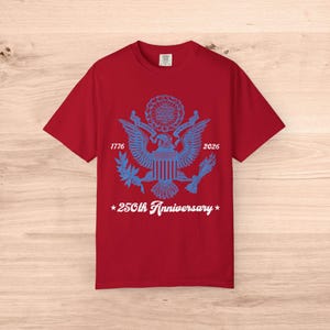 250th Anniversary Tshirt - 1776 2026 Shirt - Retro 4th of July Shirt - Bald Eagle Shirt - American Eagle Shirt - 250th Anniversary USA Shirt image 9