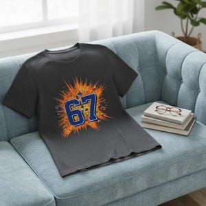 Six Seven T Shirt - 67 T Shirt - Six Seven Shirt - 67 Tshirt - Six Seven Tshirt - Retro Jersey - 67 Meme Shirt - Number Tshirt - 67 Shirt image 17