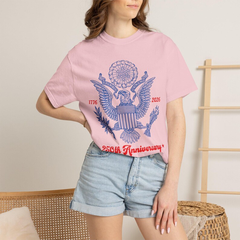 250th Anniversary Tshirt - 1776 2026 Shirt - Retro 4th of July Shirt - Bald Eagle Shirt - American Eagle Shirt - 250th Anniversary USA Shirt image 12