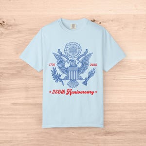 250th Anniversary Tshirt - 1776 2026 Shirt - Retro 4th of July Shirt - Bald Eagle Shirt - American Eagle Shirt - 250th Anniversary USA Shirt image 11