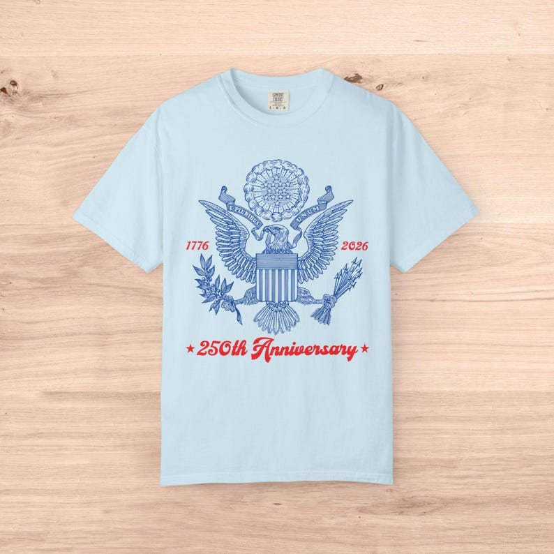 250th Anniversary Tshirt - 1776 2026 Shirt - Retro 4th of July Shirt - Bald Eagle Shirt - American Eagle Shirt - 250th Anniversary USA Shirt image 11
