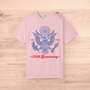 250th Anniversary Tshirt - 1776 2026 Shirt - Retro 4th of July Shirt - Bald Eagle Shirt - American Eagle Shirt - 250th Anniversary USA Shirt image 13