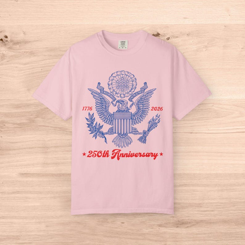 250th Anniversary Tshirt - 1776 2026 Shirt - Retro 4th of July Shirt - Bald Eagle Shirt - American Eagle Shirt - 250th Anniversary USA Shirt image 13