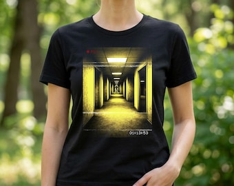 Backrooms Movie Shirt - VHS Horror Tee - Found Footage tshirt - Liminal Space t shirt - Analog Horror Tee Shirt - Weirdcore Dreamcore Shirt