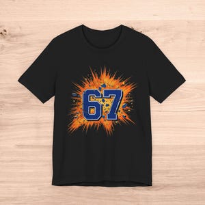 Six Seven T Shirt - 67 T Shirt - Six Seven Shirt - 67 Tshirt - Six Seven Tshirt - Retro Jersey - 67 Meme Shirt - Number Tshirt - 67 Shirt image 19