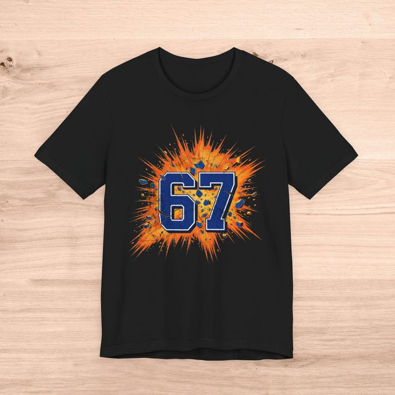 Six Seven T Shirt - 67 T Shirt - Six Seven Shirt - 67 Tshirt - Six Seven Tshirt - Retro Jersey - 67 Meme Shirt - Number Tshirt - 67 Shirt image 19