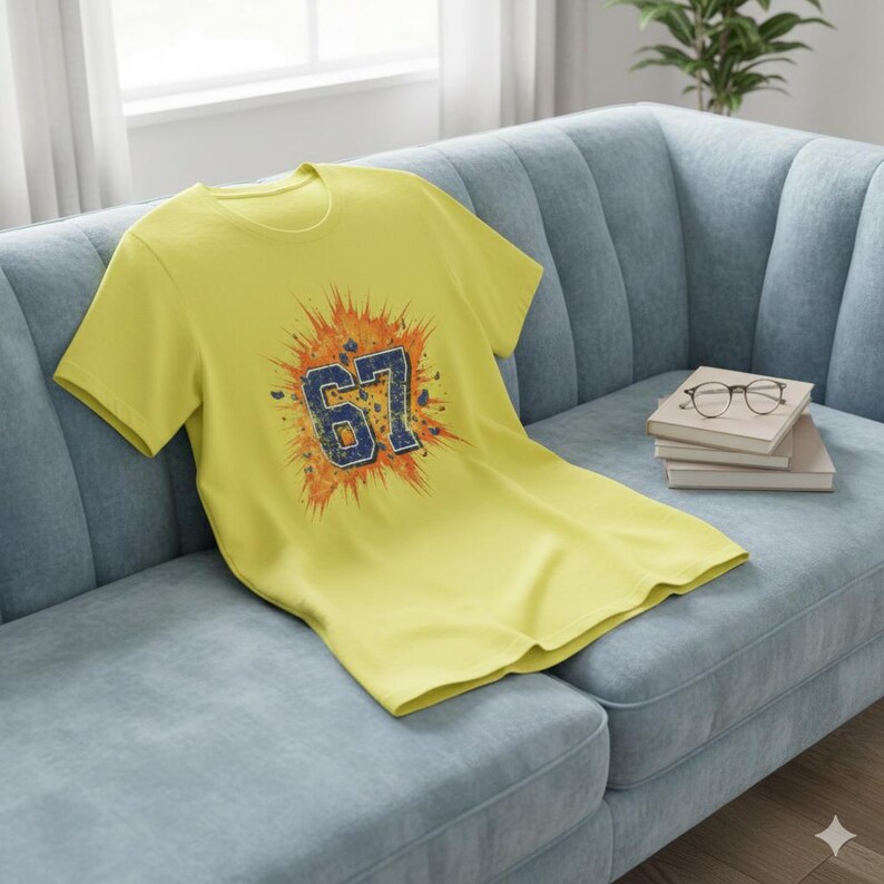 Six Seven T Shirt - 67 T Shirt - Six Seven Shirt - 67 Tshirt - Six Seven Tshirt - Retro Jersey - 67 Meme Shirt - Number Tshirt - 67 Shirt image 10