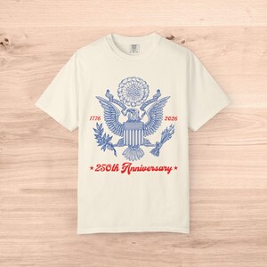 250th Anniversary Tshirt - 1776 2026 Shirt - Retro 4th of July Shirt - Bald Eagle Shirt - American Eagle Shirt - 250th Anniversary USA Shirt image 3