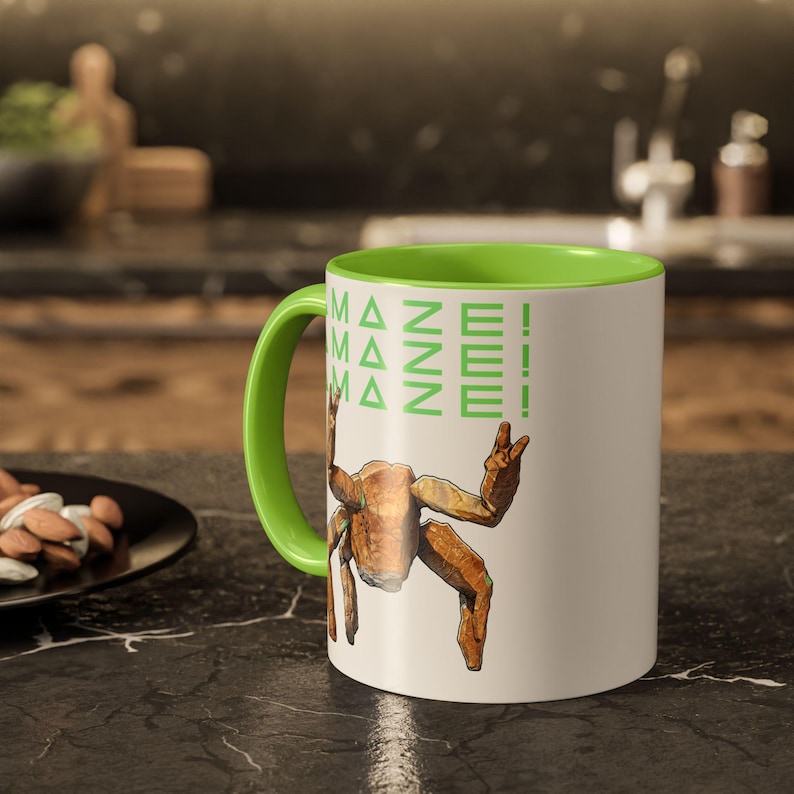 Taza Amaze Amaze Amaze - Taza de café Rocky Alien Hail Mary, regalo de ciencia ficción para él o ella, taza divertida de película de alienígenas, regalo de la película Rocky Hail Mary para niños imagen 3