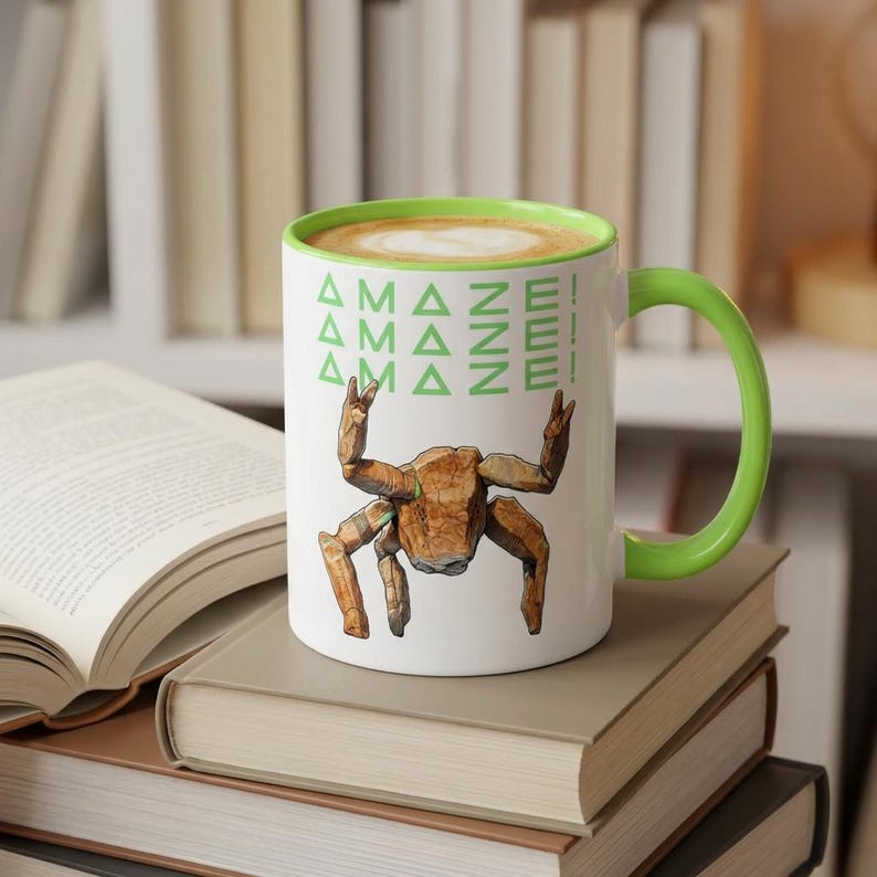 Taza Amaze Amaze Amaze - Taza de café Rocky Alien Hail Mary, regalo de ciencia ficción para él o ella, taza divertida de película de alienígenas, regalo de la película Rocky Hail Mary para niños imagen 1