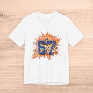 Six Seven T Shirt - 67 T Shirt - Six Seven Shirt - 67 Tshirt - Six Seven Tshirt - Retro Jersey - 67 Meme Shirt - Number Tshirt - 67 Shirt image 18