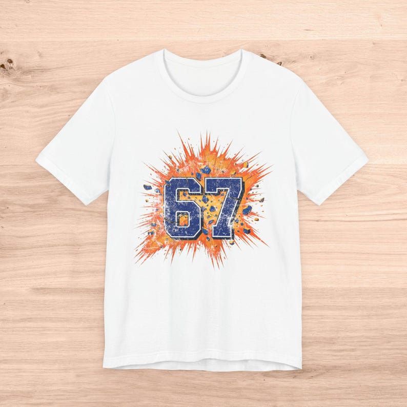 Six Seven T Shirt - 67 T Shirt - Six Seven Shirt - 67 Tshirt - Six Seven Tshirt - Retro Jersey - 67 Meme Shirt - Number Tshirt - 67 Shirt image 18