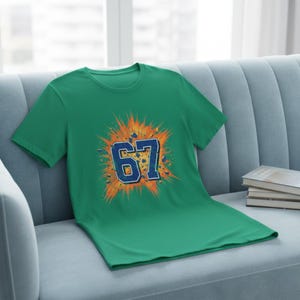 Six Seven T Shirt - 67 T Shirt - Six Seven Shirt - 67 Tshirt - Six Seven Tshirt - Retro Jersey - 67 Meme Shirt - Number Tshirt - 67 Shirt image 14