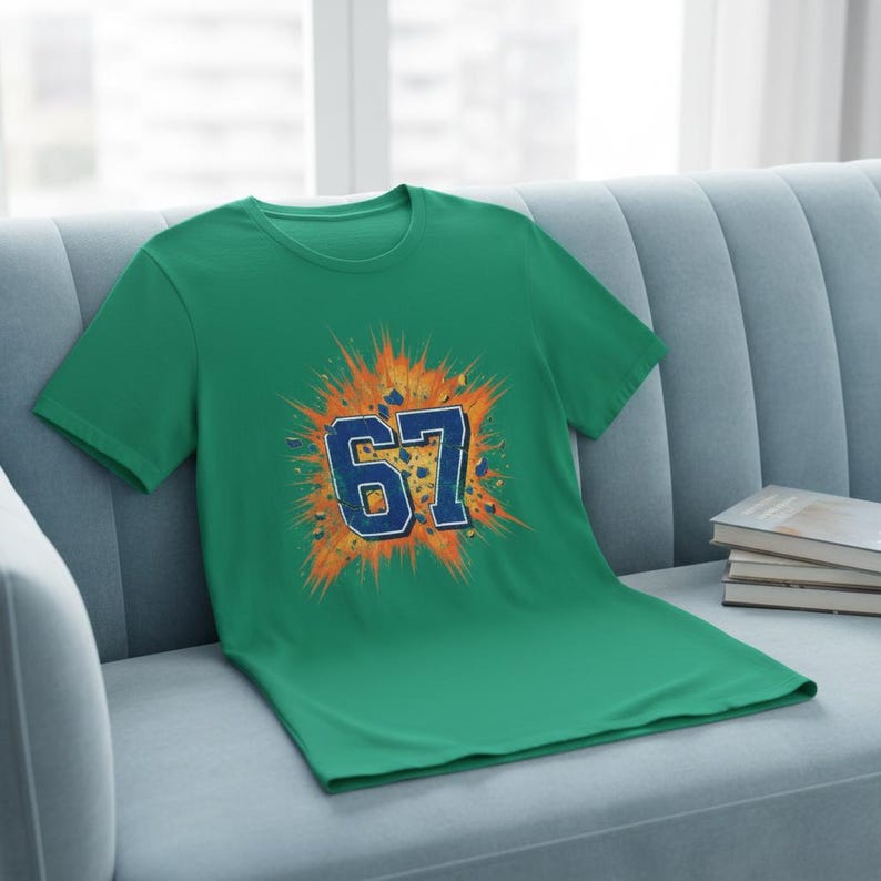 Six Seven T Shirt - 67 T Shirt - Six Seven Shirt - 67 Tshirt - Six Seven Tshirt - Retro Jersey - 67 Meme Shirt - Number Tshirt - 67 Shirt image 14