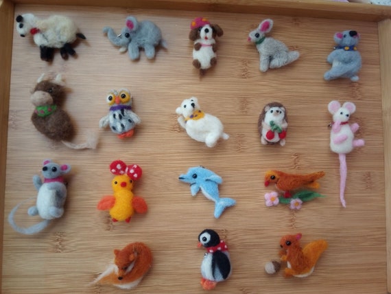 Animals Handmade Felt Brooch Made to Order Needle Felting Animals Wool Jewelry Needle Felt Animals Birthday Gift Handmade Brooch Bug Etsy Canada