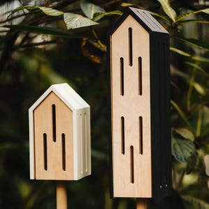 Handgemaakt vlinderhuis, vlinderhotel | Buitendecor, tuindecor, tuindecor | Buitenkunst, tuinkunst, tuinkunst