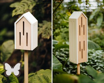 Modern Butterfly House, Butterfly Hotel | Insect House, Insect Hotel | New Home Housewarming Gift