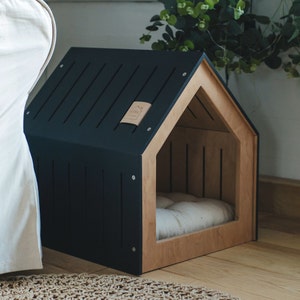 Woodem Dog Crate,  Dog Kennel, Dog Bed, Dog House, Dog Furniture | Cat House, Rabbit House, Cat Furniture, Pet House, Cat Bed, Pet Bed