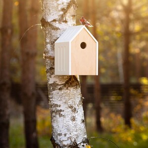 Modern birdhouse