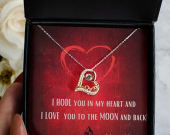 Crypto Valentine Edition Personalized Jewelry/5 options: Heart/Crown/Swarowski Rising Phoenix/Wishbone/Cross Necklace