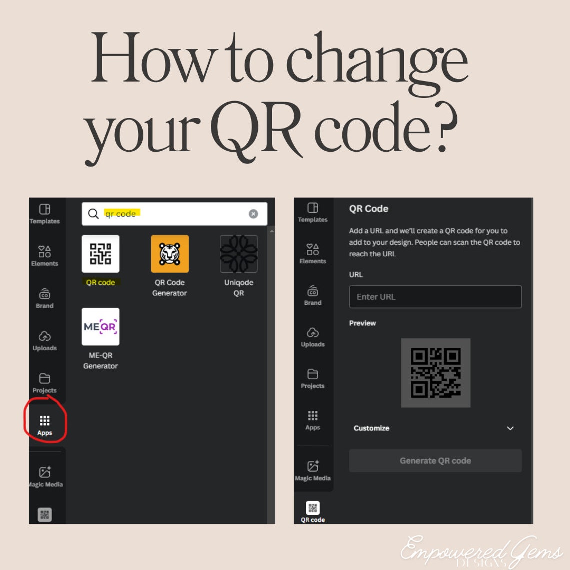 Modern Wedding RSVP Details QR Code Insert Card Template - Etsy