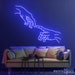 HAND OF GOD Neon Sign Light Office Living Room Interior Design, Neon sign wall art,Neon sign wall decor 