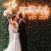 Wedding NEON SIGN with EST year for reception | Wedding Decorations | Wedding Decor | Wedding Gifts | Wedding Light Neon Sign Wedding