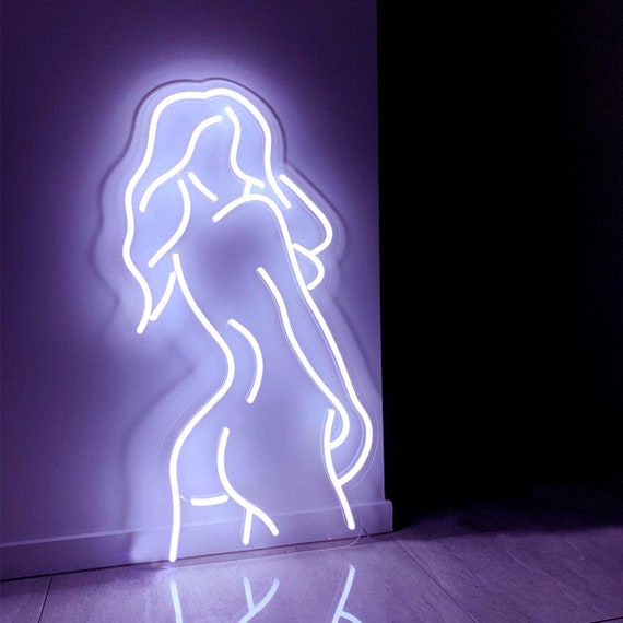 BEAUTY POSE Neon Sign Light Office Living Room Interior Design, Neon sign wall art,Neon sign wall decor
