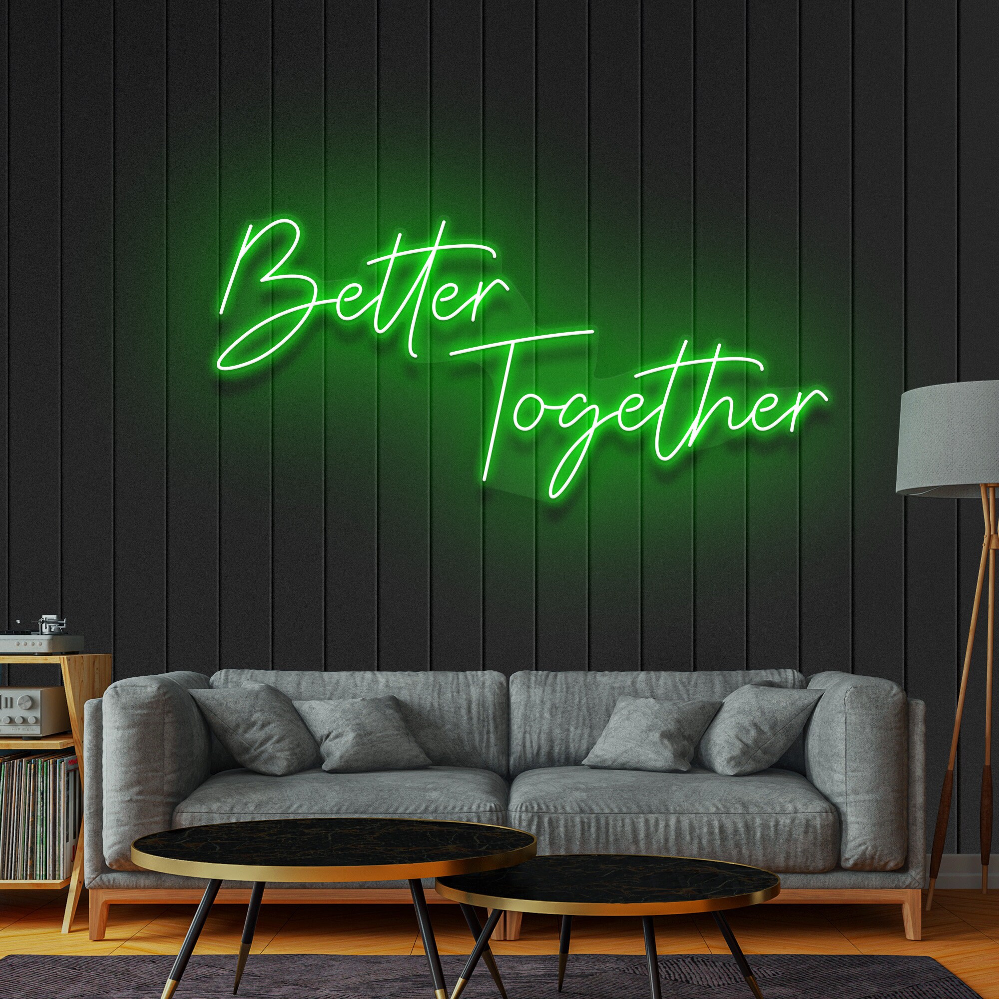 Better Togetherウェディングネオンサイン：カスタムLEDレセプション 