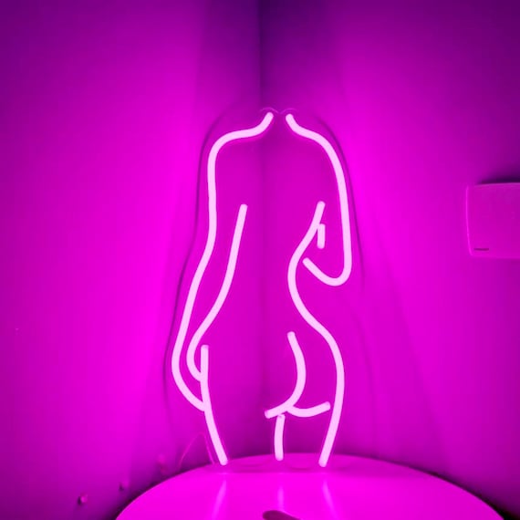 SEXY Female Back Silhouette Custom Neon Sign Light Office Living Room Neon sign wall art Neon sign wall decor room decor bedroom wall art