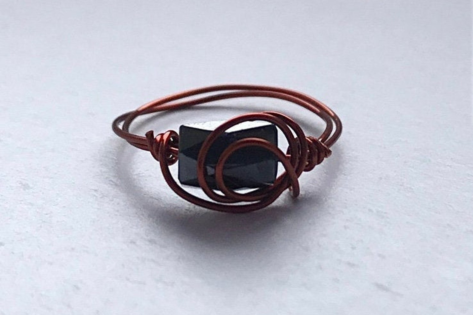 wire rings x2 Etsy