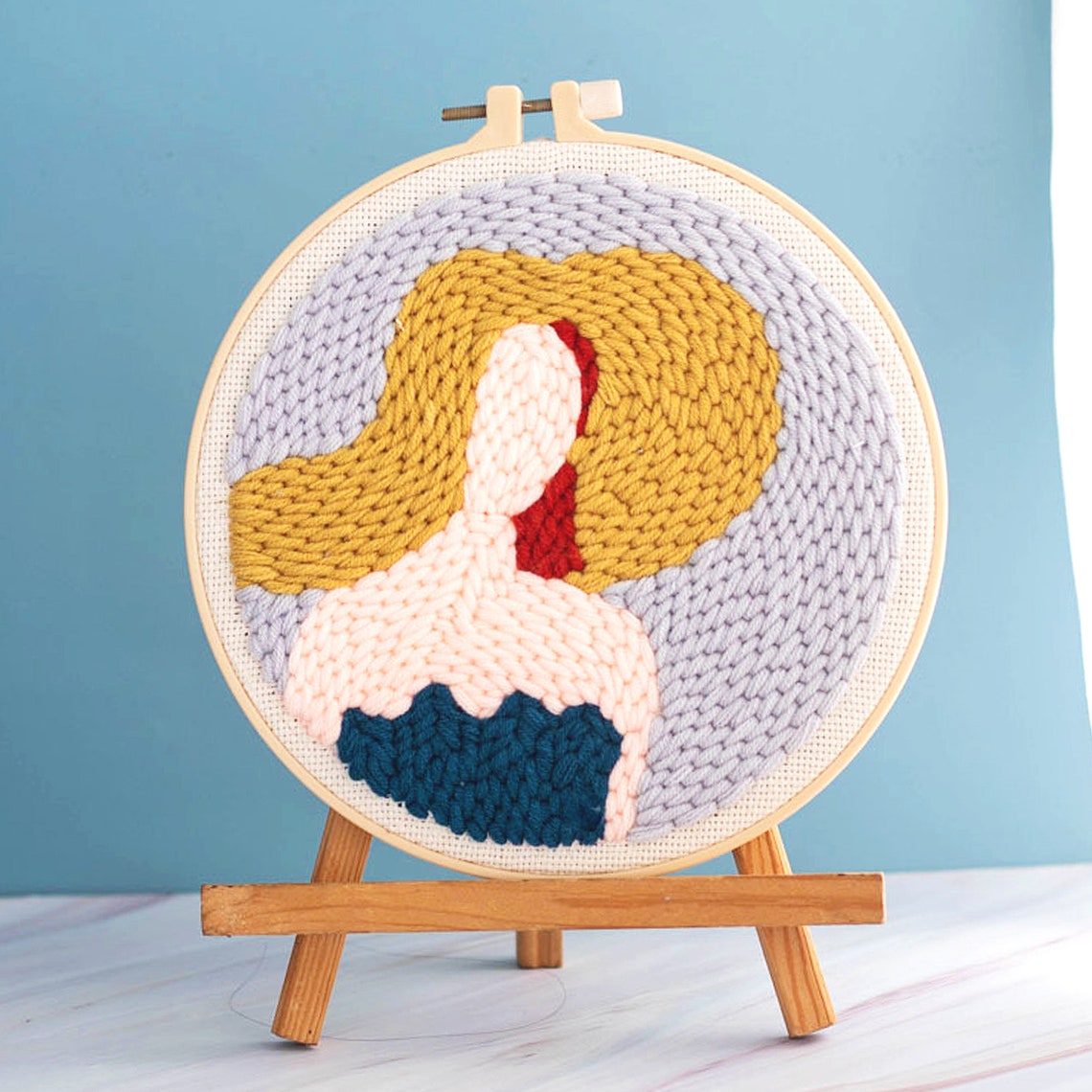 Adjustable Embroidery Hook Starter Kit Needle And Thread Etsy