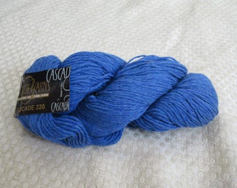 Cascade 220 feltable yarn, color Heritage Blue, 1477, 4 skeins. FREE SHIPPING