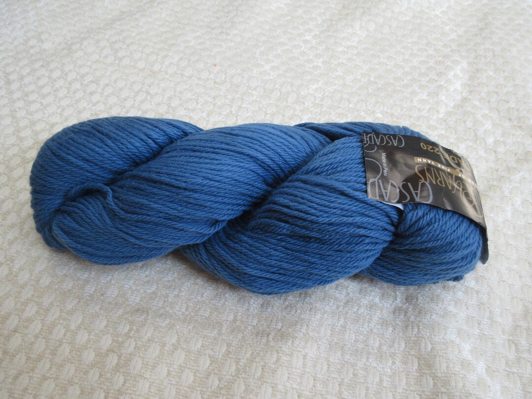 Cascade 220 Feltable Yarn, Color Marine, 8339, 10 Skeins.free SHIPPING ...