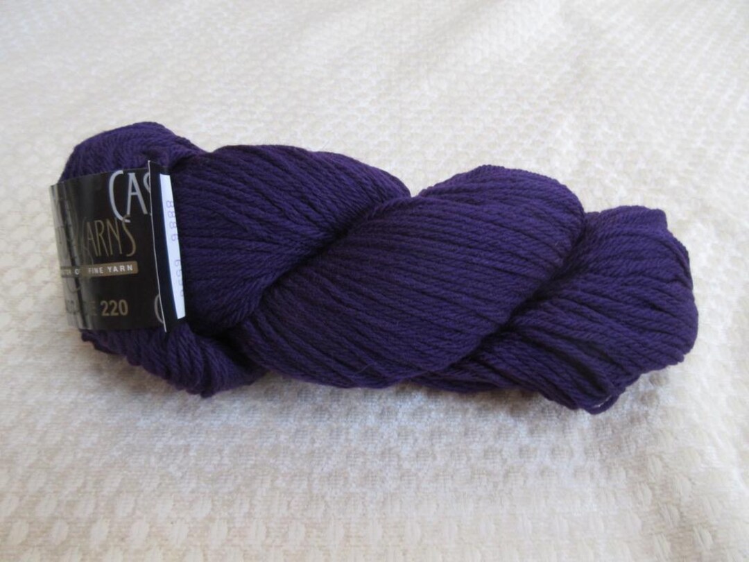 Cascade 220 Feltable Yarn, Color Italian Plum, #8886, 6 Skeins. FREE ...