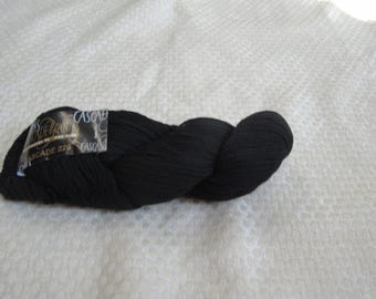 Cascade 220 feltable yarn, color Black, 8555, 3 skeins. FREE SHIPPING